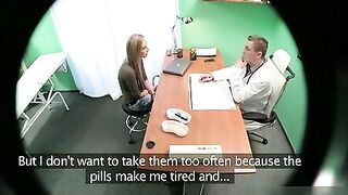 Hot Nurse Give Patient Massage to Relieve Back pain - Hidden Cam!