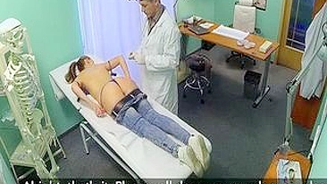 Hot Nurse Give Patient Massage to Relieve Back pain - Hidden Cam!