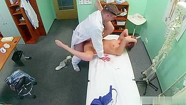 Hot Nurse Give Patient Massage to Relieve Back pain - Hidden Cam!