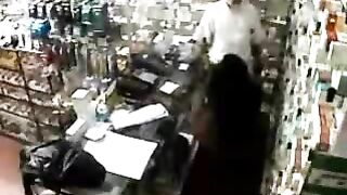 Sexy Pharmacist Gets Freebies from Hot Client