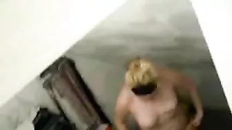 Sultry Surprise! Catch Your Roommate Fresh from the Shower