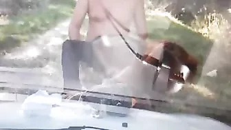 Mature Escort Gets Banged by Client in Car! Hidden Cam!