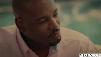 Sweet young lady Kirsten Lee is blacked hard by her new client