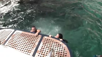 Charming French misses Nikita Bellucci and Joyce Exess have a sex trip on yacht off the coast of Greece Charming French misses Nikita Bellucci and Joyce Exess have a sex trip on yacht off the coast of Greece