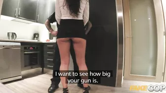 Splendid MILF Alexa Tomas gets acquainted with policeman's hard gun