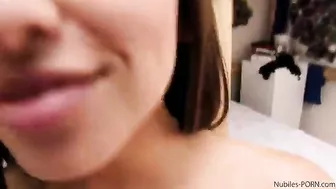 Latina student Sara Luvv owned by boyfriend in campus room Latina student Sara Luvv owned by boyfriend in campus room