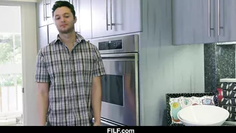 Slender Jaye Summers knows her stepbrother has a crush on her and gives him a chance