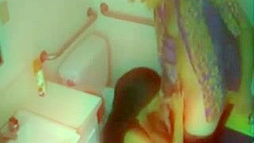 Sexy Employees Take Over the Office Bathroom - Hidden Cam!