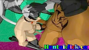 Hot Muscle Guys Get Fucked in HD Hentai Porn!
