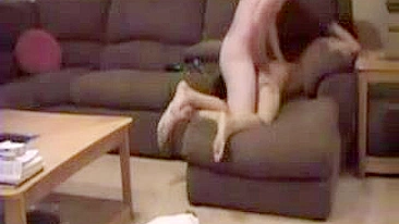 Hot Hubby Get Caught Cheating with Young neighbor in Rough Homemade Sex tape