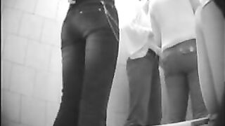 Sexy Russian College Girls Get Naughty in Public Toilets