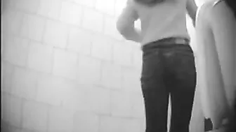 Sexy Russian College Girls Get Naughty in Public Toilets