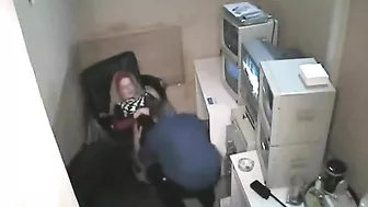 Hot Security Guard Get Lucky with Street Hooker on Night Shift!