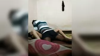 Sexy Indian teen caught in hot action with sneaky cousin on hidden cam
