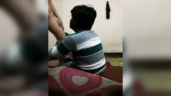 Sexy Indian teen caught in hot action with sneaky cousin on hidden cam