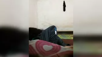 Sexy Indian teen caught in hot action with sneaky cousin on hidden cam