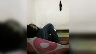 Sexy Indian teen caught in hot action with sneaky cousin on hidden cam
