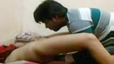 Sexy Indian teen caught in hot action with sneaky cousin on hidden cam