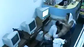 Unleash Your Fantasies! Couple's Public Sex in Internet Cafe with Workers Watching Unleash Your Fantasies! Couple's Public Sex in Internet Cafe with Workers Watching
