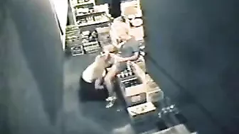 Hot Encounter Between Lesbian Boss and Cashier in the Storage Room!