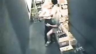 Hot Encounter Between Lesbian Boss and Cashier in the Storage Room!