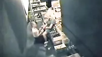 Hot Encounter Between Lesbian Boss and Cashier in the Storage Room!