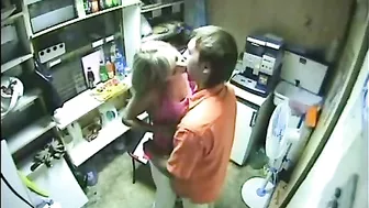 Russian Teen Get Banged at Work by Security cam - Must See!
