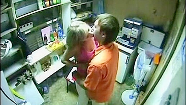 Russian Teen Get Banged at Work by Security cam - Must See!