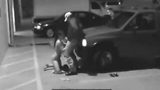 Parking Garage Sex on Security Camera With a Cheating Wife, Blowjob on Surveillance Cam