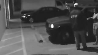 Parking Garage Sex on Security Camera With a Cheating Wife, Blowjob on Surveillance Cam