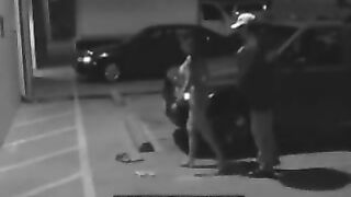 Parking Garage Sex on Security Camera With a Cheating Wife, Blowjob on Surveillance Cam