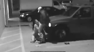 Parking Garage Sex on Security Camera With a Cheating Wife, Blowjob on Surveillance Cam