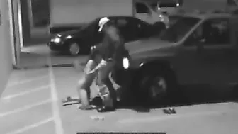 Parking Garage Sex on Security Camera With a Cheating Wife, Blowjob on Surveillance Cam