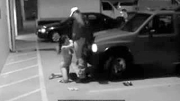 Parking Garage Sex on Security Camera With a Cheating Wife, Blowjob on Surveillance Cam