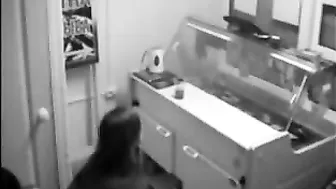 Sexy Candy Shop Employee caught in the act with boss's son on hidden camera! Sexy Candy Shop Employee caught in the act with boss's son on hidden camera!