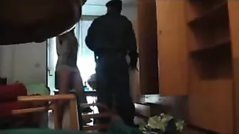 Caught on Camera! Young Amateur Gets Naughty with Cop