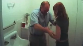 Russian Mafia Boss Dominate Young Teen in Steamy Toilet Sex session