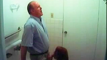 Russian Mafia Boss Dominate Young Teen in Steamy Toilet Sex session