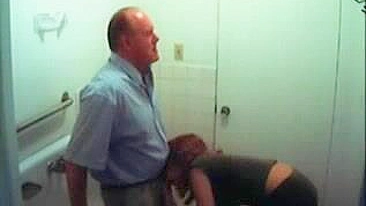 Russian Mafia Boss Dominate Young Teen in Steamy Toilet Sex session