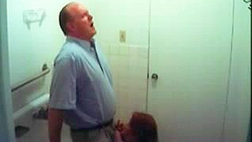 Russian Mafia Boss Dominate Young Teen in Steamy Toilet Sex session