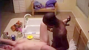 Unfaithful Wife Caught in the Act with Black lover, husband fights back and gets knocked out