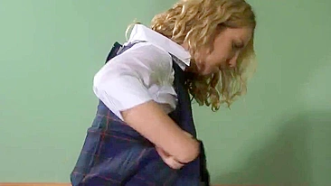 Spanking Schoolgirls in Soiled Knickers - Teen XXX video
