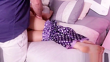 Dad's Punishment for Naughty Daughter - Spanking, Fingering & Fucking