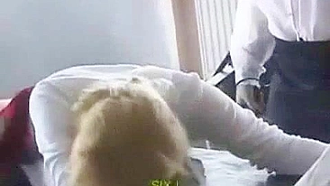 Spanking Punishment in Russian School for Naughty Teens