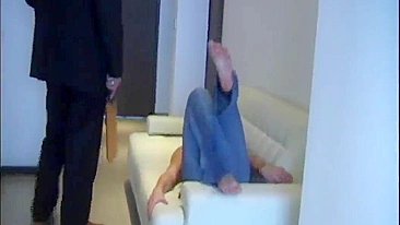 Spanking Young Girl with Paddle Punishment