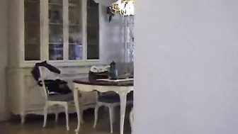 BDSM Scene with Mistress and Maid in Uniform, featuring spanking and blowjob