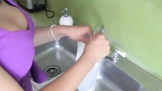 Teen Fetish - Chubby Teen Gets Spanked, Enema'd, and Diapered