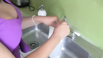 Teen Fetish - Chubby Teen Gets Spanked, Enema'd, and Diapered