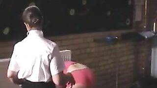 Naughty Teen Caned in Nylons by Trustworthy Guardian