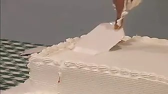 Spoiled Cake Leads to Cook's Spanking in the Kitchen with Teen Assistants